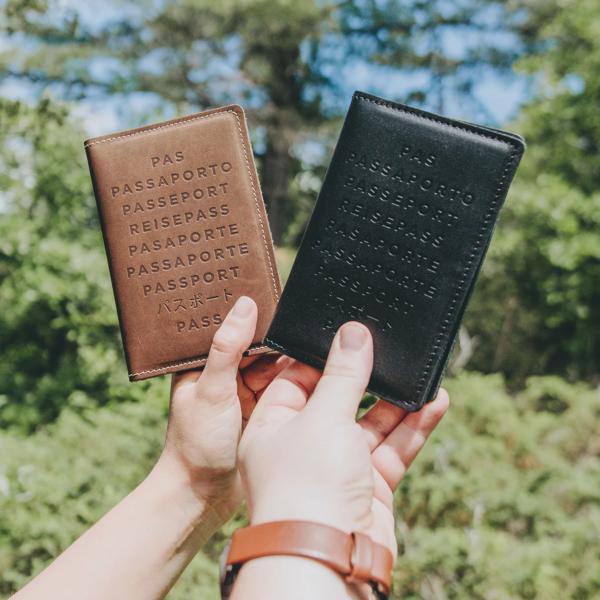 Personalized Leather Passport Cover