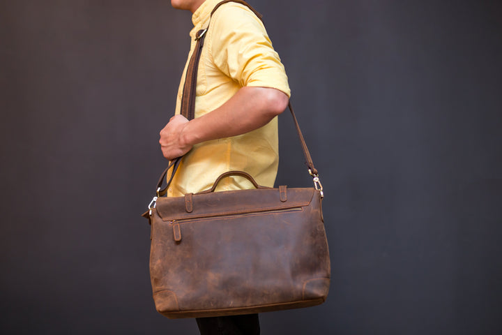 full-grain leather
