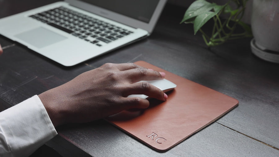 Personalized Leather Mousepad