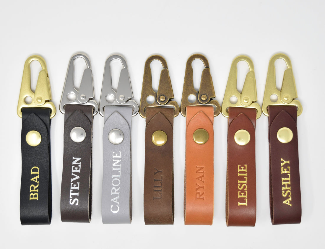 Personalized Keychain with Snap & Clip