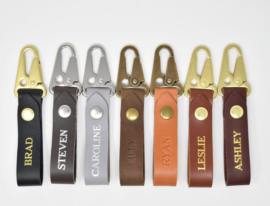 Personalized Keychain with Snap & Clip