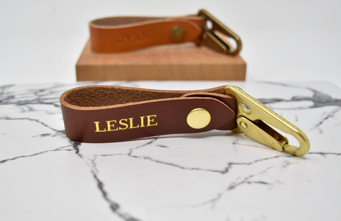 Personalized Keychain with Snap & Clip