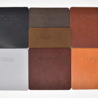 Double Sided Personalized Leather Keychain
