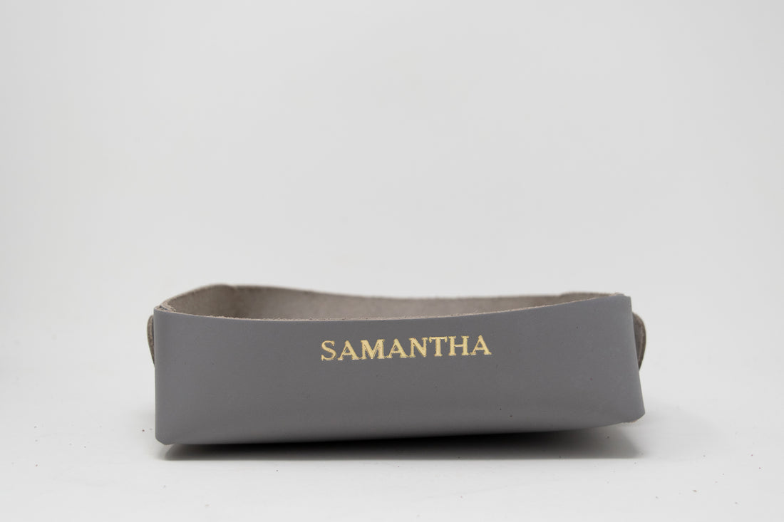 Personalized Folded Catchall Tray