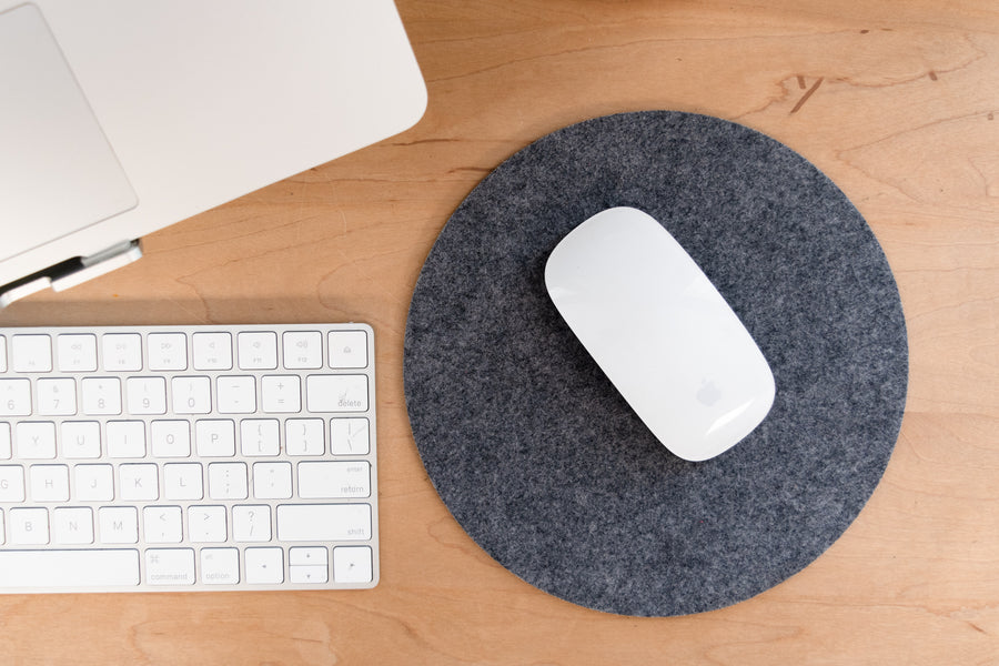 Sustainable Round Felt Mousepad