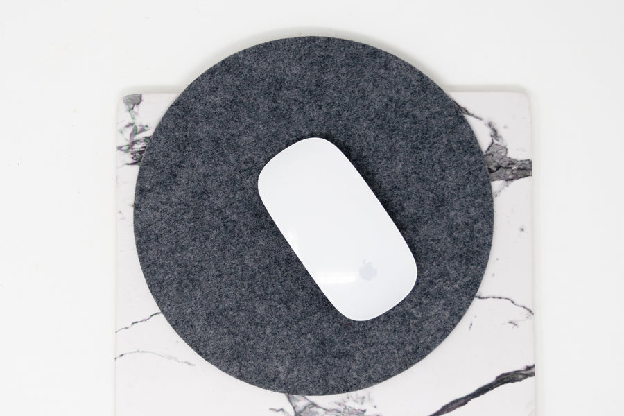 Sustainable Round Felt Mousepad