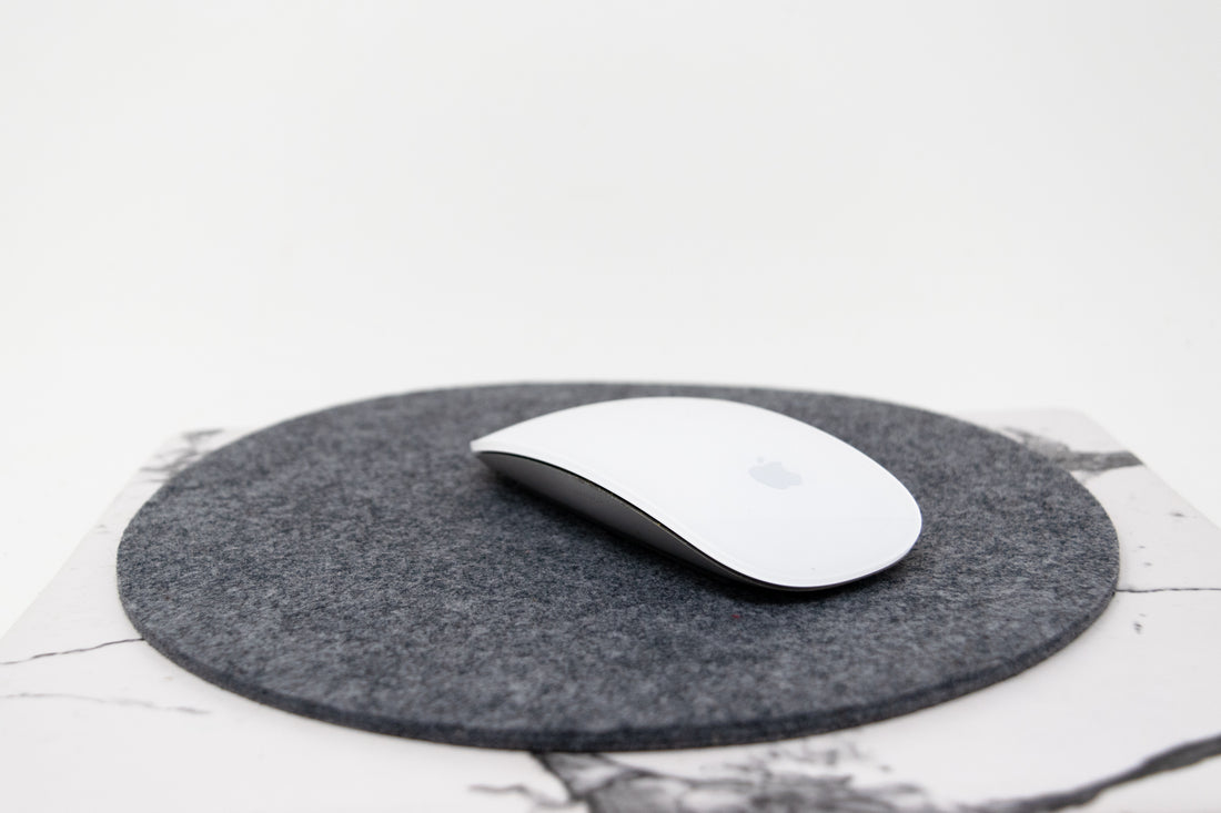 Sustainable Round Felt Mousepad