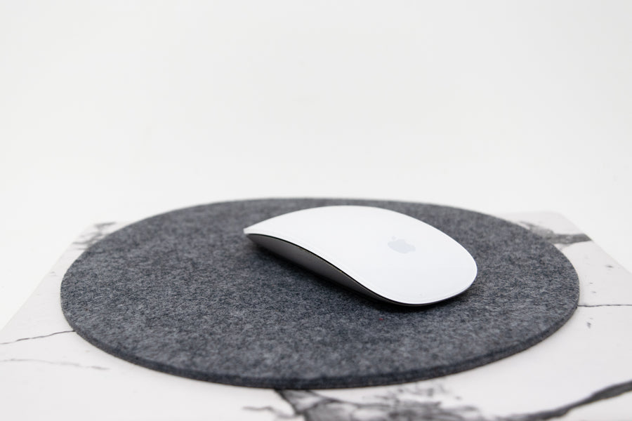 Sustainable Round Felt Mousepad
