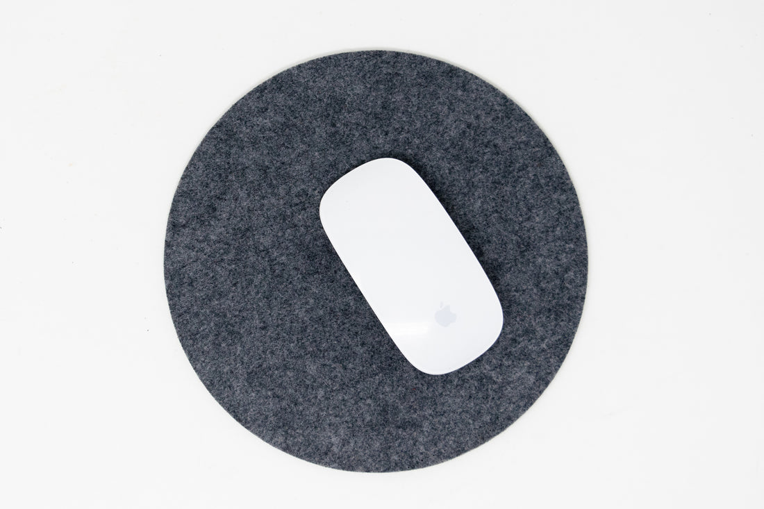 Sustainable Round Felt Mousepad