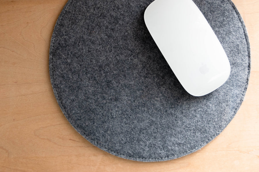 Sustainable Round Felt Mousepad
