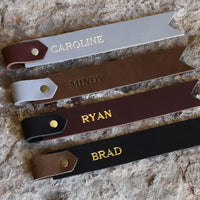 Custom Leather Bookmark