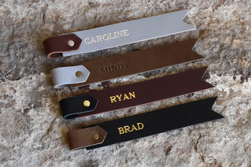 Custom Leather Bookmark