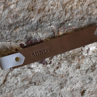 Personalized Leather Bookmark