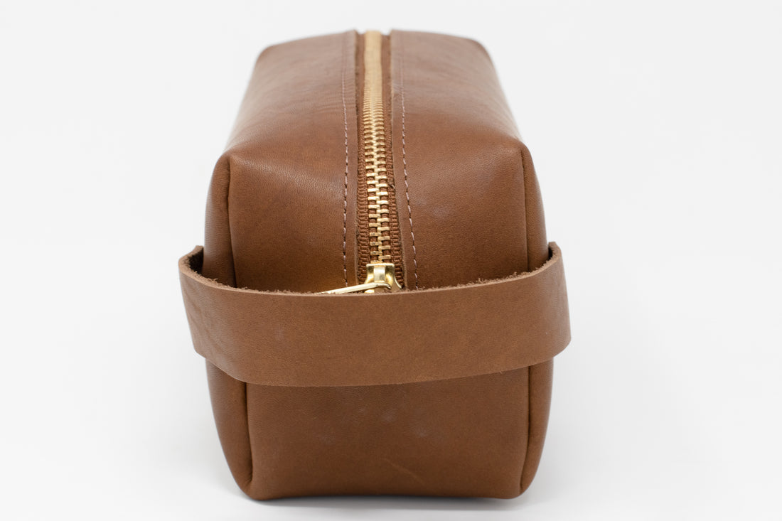 Personalized Leather Dopp Kit