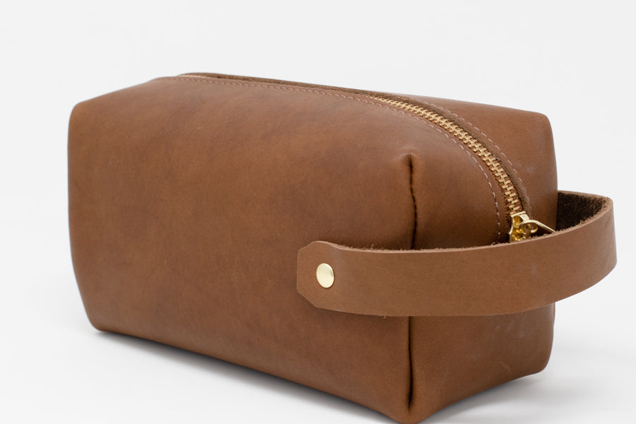 Personalized Leather Dopp Kit