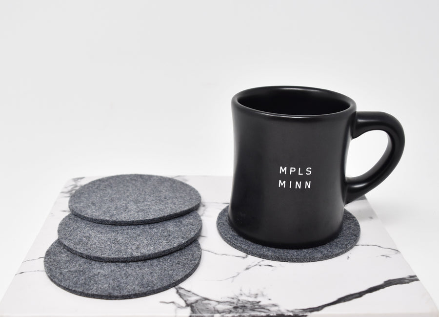 Premium Felt Circle Coasters