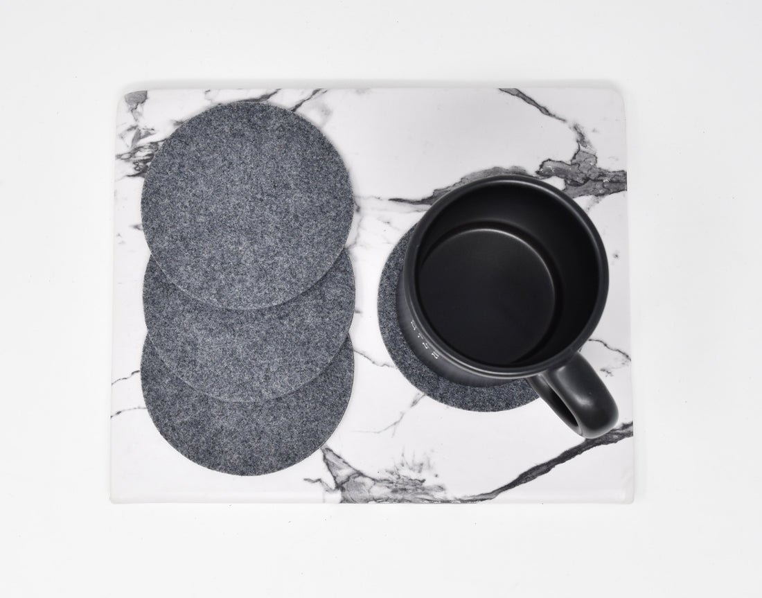 Premium Felt Circle Coasters