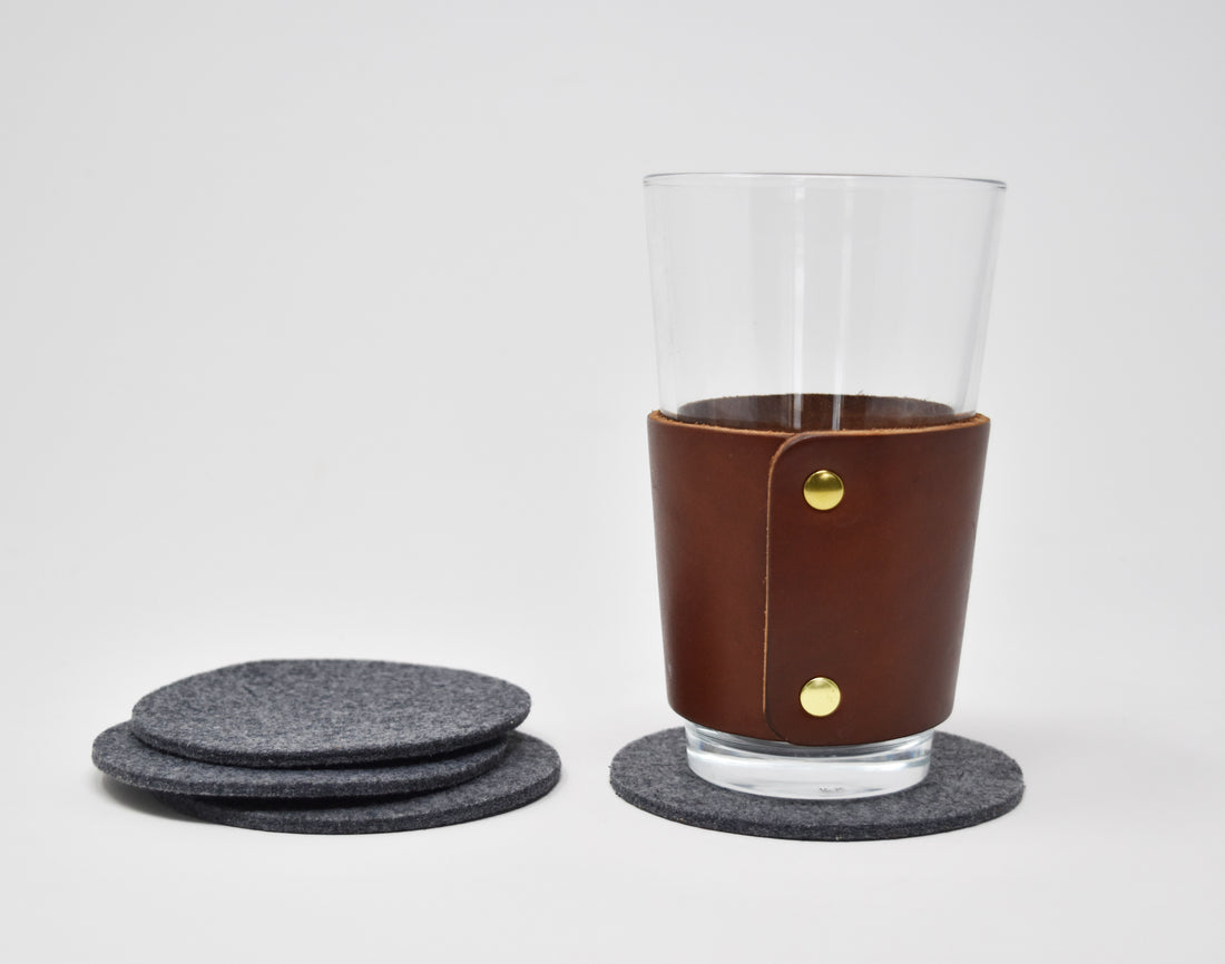 Premium Felt Circle Coasters