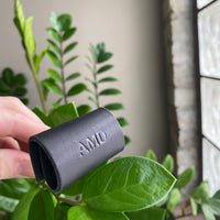 Personalized Leather Safety Razor Cover