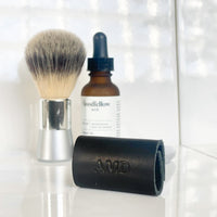 Personalized Leather Safety Razor Cover