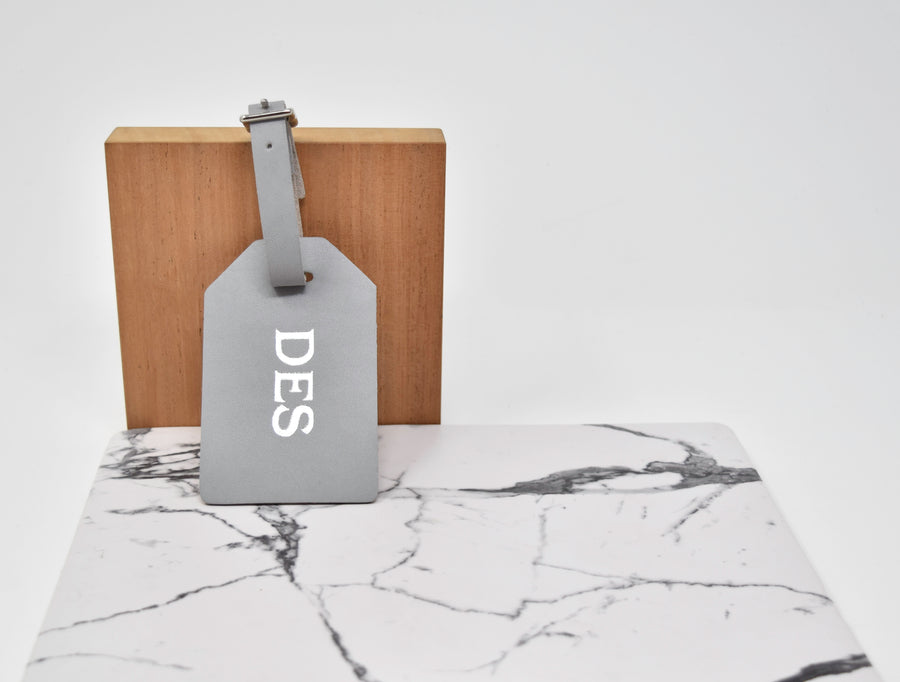 Personalized Leather Luggage Tag