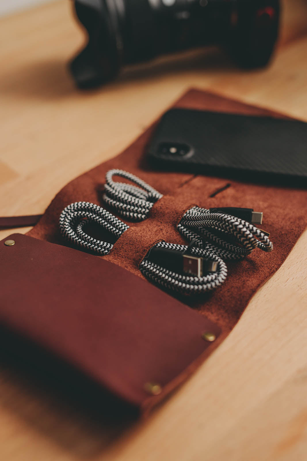Personalized Tech Accessory Roll
