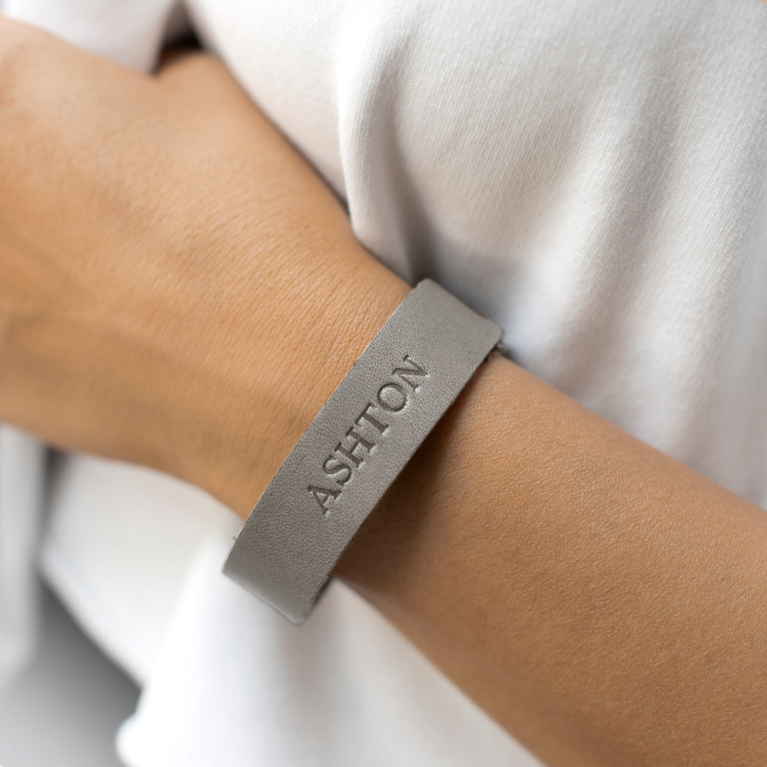 Personalized Leather Bracelet