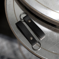 Double Sided Personalized Leather Keychain