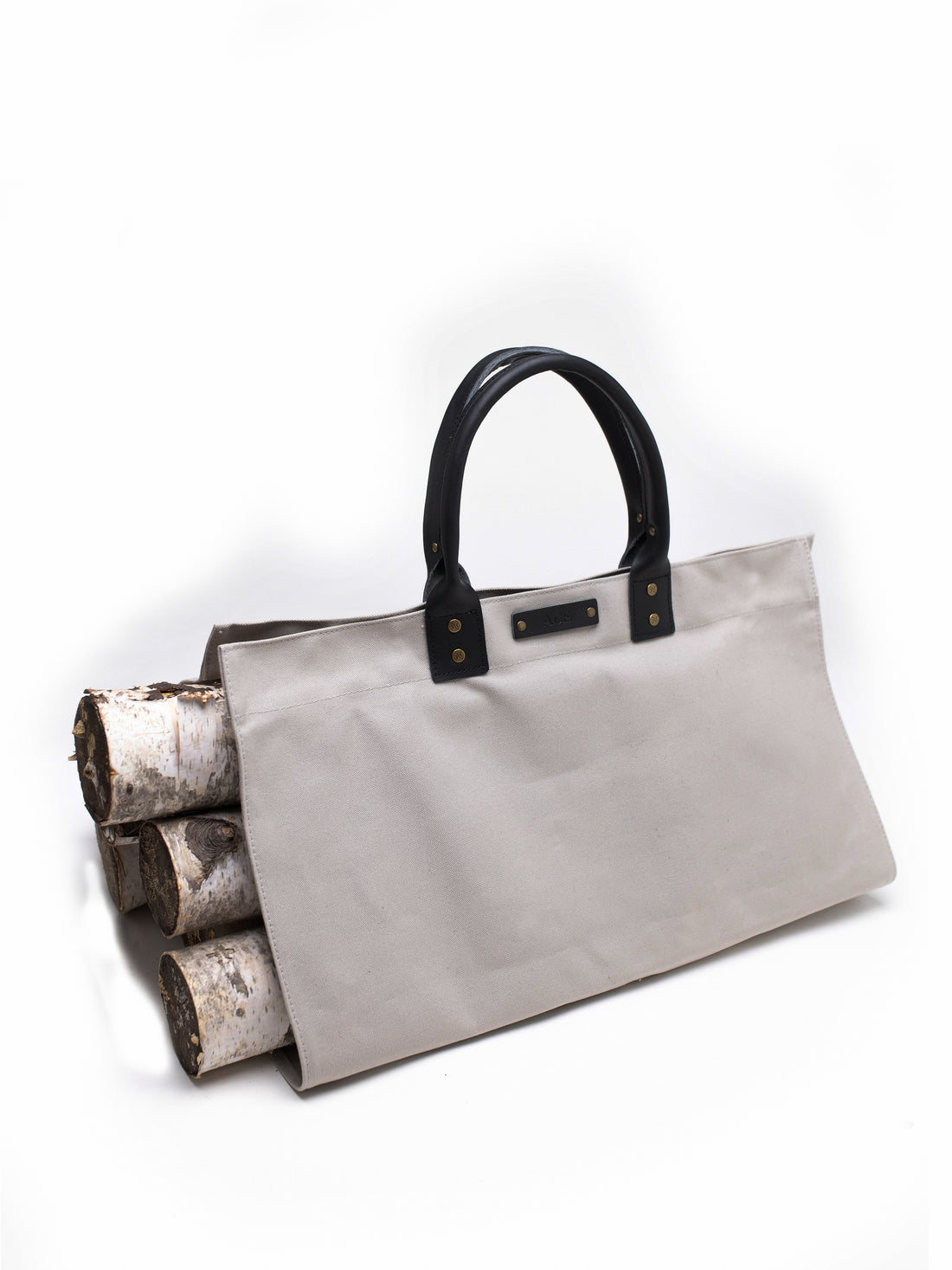Personalized Canvas Log Carrier