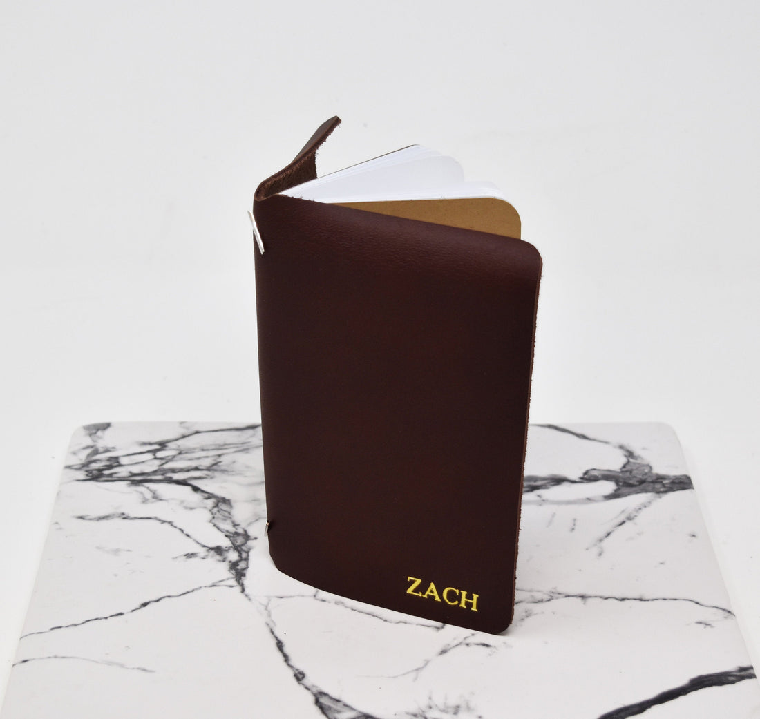 Personalized Leather Journal Cover. Custom Leather Small Journal Cover. Leather Book Cover. Personalized Leather Notebook. Monogrammed Book