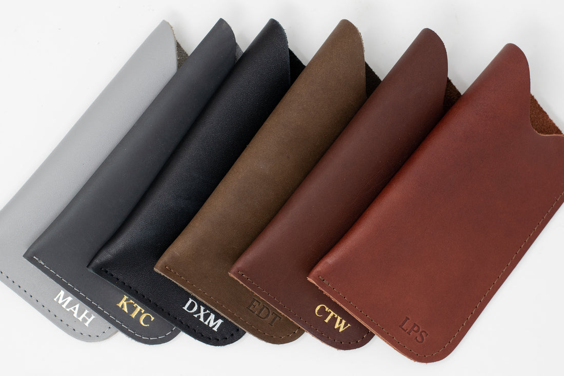 Leather Glasses Sleeve. Personalized Sunglasses Sleeve. Leather Glasses Case. Customized Leather Sleeve. Glasses Sleeve. Sunglasses Sleeve.