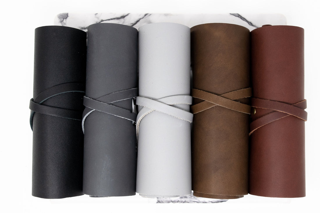 Tech Accessory Roll. Leather Cord Organizer. Personalized Tech Case. Personalized Leather Gift. Cable Roll. Cable Organizer. Tech Organizer.
