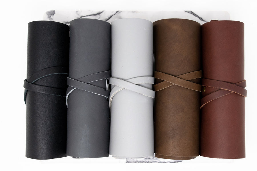 Tech Accessory Roll. Leather Cord Organizer. Personalized Tech Case. Personalized Leather Gift. Cable Roll. Cable Organizer. Tech Organizer.