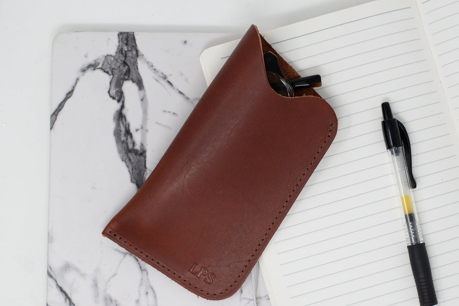 Leather Glasses Sleeve. Personalized Sunglasses Sleeve. Leather Glasses Case. Customized Leather Sleeve. Glasses Sleeve. Sunglasses Sleeve.
